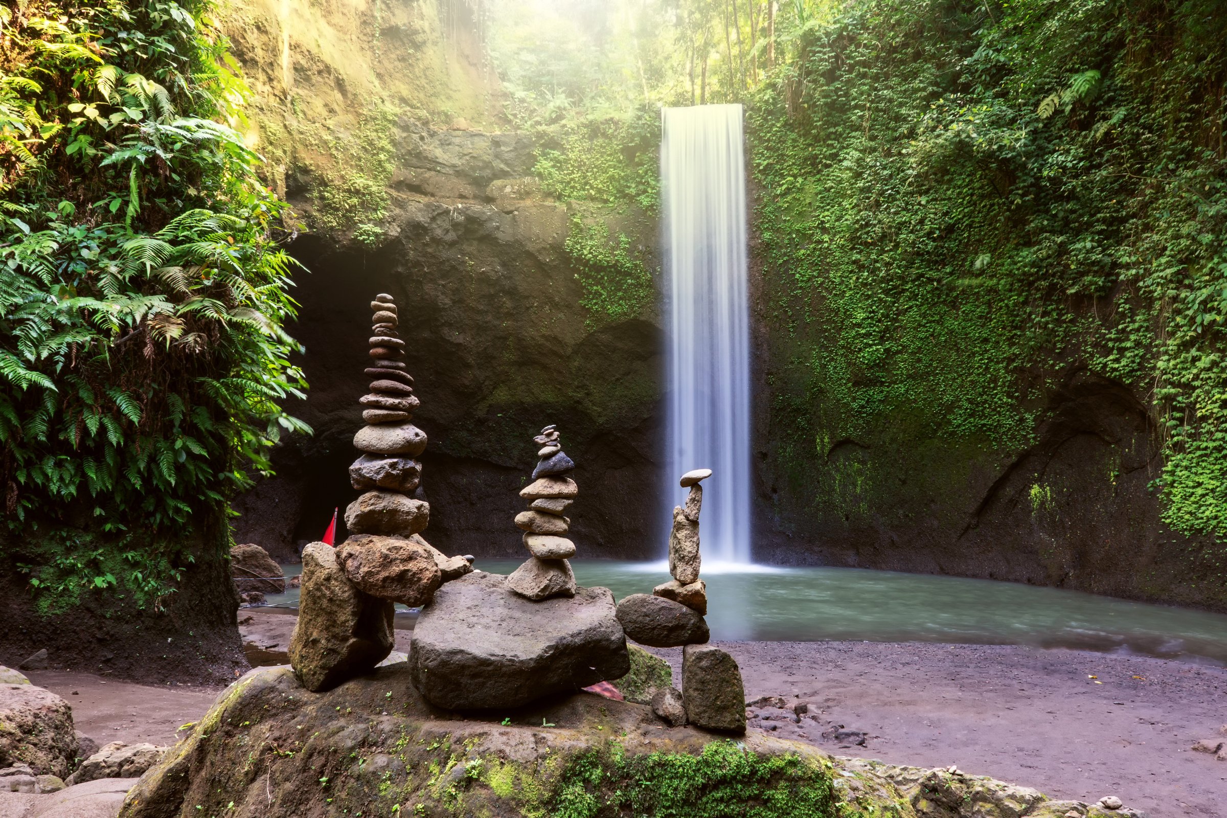 Tibumana Waterfall Bangli Bali Indonesi