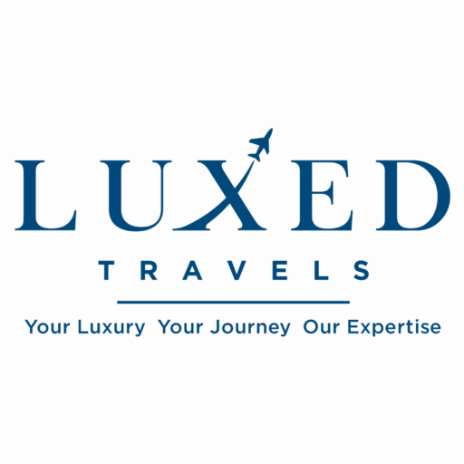 Luxed Travels Logo BLUE