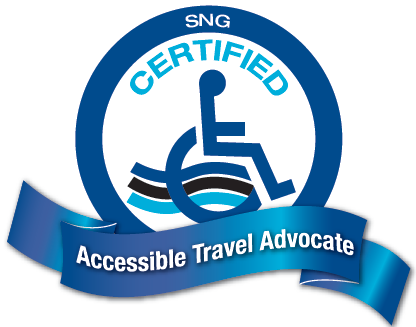 (SNG) Certified Accessible Travel Advocate, Certification Logo